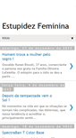 Mobile Screenshot of estupidezfeminina.blogspot.com