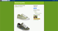 Desktop Screenshot of buenaszapatillas.blogspot.com