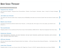 Tablet Screenshot of best-snow-thrower.blogspot.com