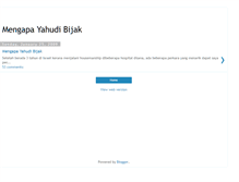 Tablet Screenshot of mengapa-yahudi-bijak.blogspot.com