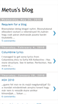Mobile Screenshot of lillametus.blogspot.com
