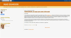 Desktop Screenshot of masdiarios.blogspot.com