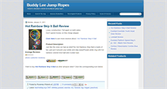 Desktop Screenshot of buddyleejumpropes.blogspot.com
