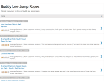 Tablet Screenshot of buddyleejumpropes.blogspot.com