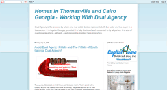 Desktop Screenshot of homes-in-thomasville.blogspot.com