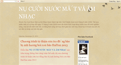 Desktop Screenshot of nucuoinuocmatvaamnhac.blogspot.com