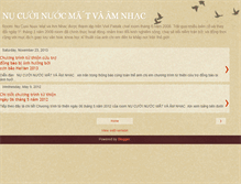 Tablet Screenshot of nucuoinuocmatvaamnhac.blogspot.com