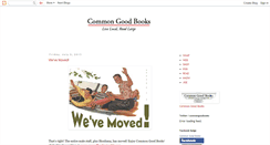 Desktop Screenshot of commongoodbooks.blogspot.com