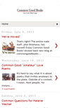 Mobile Screenshot of commongoodbooks.blogspot.com