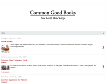 Tablet Screenshot of commongoodbooks.blogspot.com