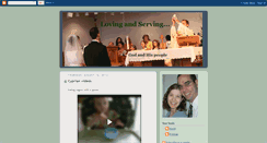 Desktop Screenshot of lovingandserving.blogspot.com