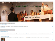 Tablet Screenshot of lovingandserving.blogspot.com