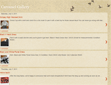 Tablet Screenshot of carouselgallery.blogspot.com