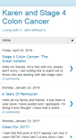 Mobile Screenshot of karenscancer.blogspot.com