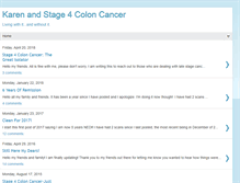 Tablet Screenshot of karenscancer.blogspot.com