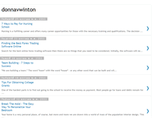 Tablet Screenshot of donnavwinton.blogspot.com