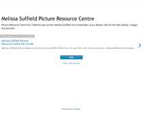 Tablet Screenshot of melissasuffield.blogspot.com