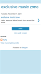 Mobile Screenshot of exclusivemusiczone.blogspot.com