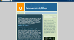 Desktop Screenshot of fringe-theobserver.blogspot.com