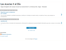 Tablet Screenshot of lasacaciasaldia.blogspot.com