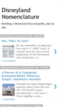 Mobile Screenshot of disneylandcompendium.blogspot.com