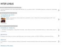 Tablet Screenshot of inter-lineas.blogspot.com