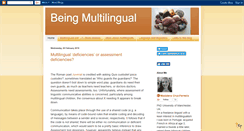 Desktop Screenshot of beingmultilingual.blogspot.com