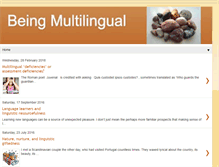 Tablet Screenshot of beingmultilingual.blogspot.com