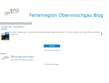 Tablet Screenshot of ferienregionobervinschgau.blogspot.com