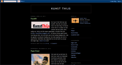 Desktop Screenshot of kunstthijs.blogspot.com