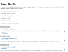 Tablet Screenshot of abovethedin.blogspot.com
