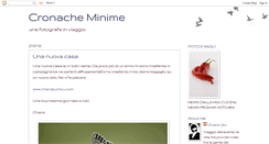 Desktop Screenshot of cronacheminime.blogspot.com