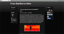 Desktop Screenshot of fromstarfleettoshire.blogspot.com