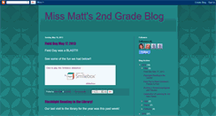 Desktop Screenshot of missmatts2ndgrade.blogspot.com