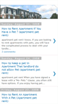 Mobile Screenshot of apartment-pet-rent.blogspot.com