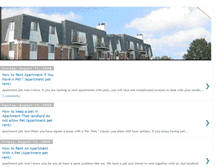 Tablet Screenshot of apartment-pet-rent.blogspot.com