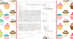 Desktop Screenshot of mygoodnesscake.blogspot.com