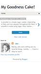Mobile Screenshot of mygoodnesscake.blogspot.com