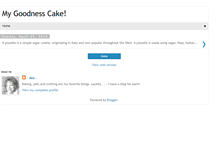 Tablet Screenshot of mygoodnesscake.blogspot.com