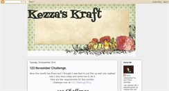 Desktop Screenshot of kezzaskraft.blogspot.com