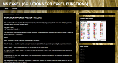 Desktop Screenshot of excelsols.blogspot.com