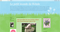 Desktop Screenshot of lepetitmondedebidule.blogspot.com