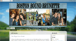 Desktop Screenshot of bostonboundbrunette.blogspot.com