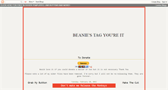 Desktop Screenshot of beanies-tag-your-it.blogspot.com