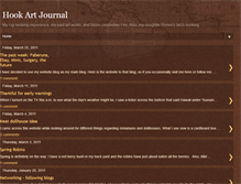 Tablet Screenshot of hookartjournal.blogspot.com