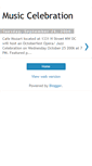 Mobile Screenshot of music-celebration.blogspot.com