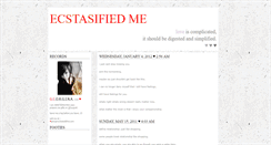 Desktop Screenshot of ecstasified.blogspot.com