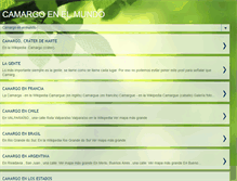 Tablet Screenshot of camargoenelmundo.blogspot.com