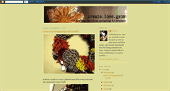 Desktop Screenshot of createlovegrow.blogspot.com