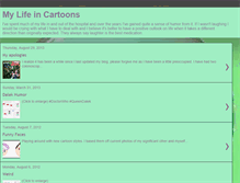 Tablet Screenshot of mylifeincartoons.blogspot.com